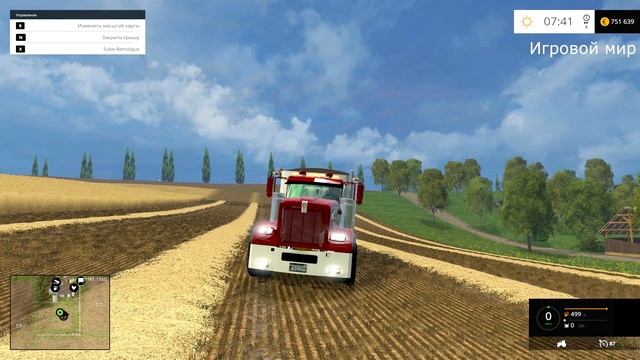 Farming Simulator 2015 МОД ГРУЗОВИК KENWORTH T440 V 0.9 BETA смотреть онлайн
