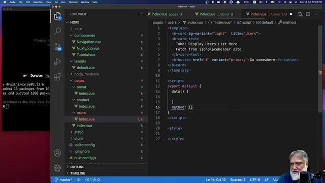 Nuxt JS API, data(), mounted(), axios - Insomnia - Part 2 (URDU/HINDI) смотреть онлайн