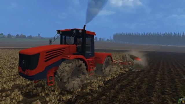 FS2015 - Один российский край - 133 - заправка тракторов и продолжение уборочной