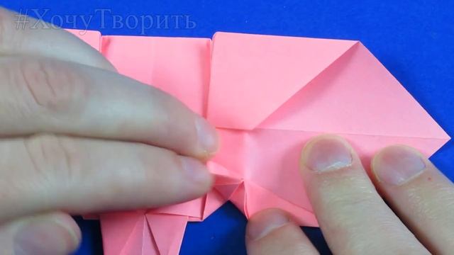 Как сделать слона из бумаги - Оригами слон схема смотреть онлайн