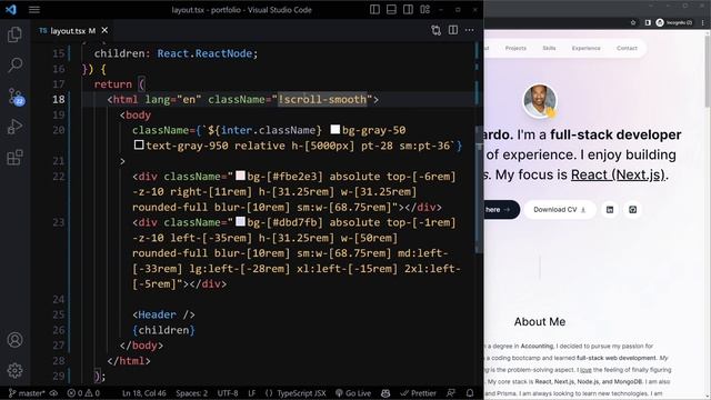Smooth Scroll in Tailwind CSS смотреть онлайн