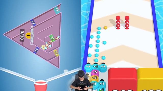 Relaxing & Satisfying Mobile Game Multi Maze 3D - Sticky Number Ball Gameplay Walkthrough смотреть онлайн