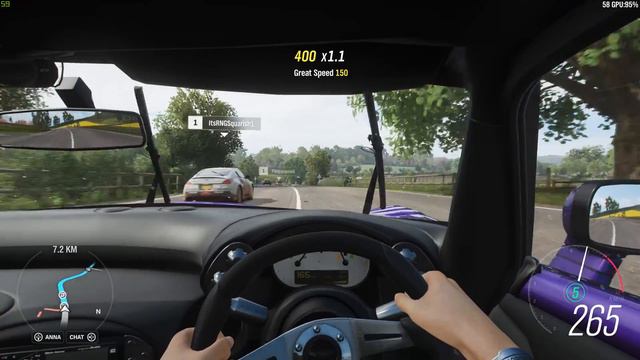 Forza Horizon 4 - 2005 TVR Sagaris - Car Show Speed Jump Crash Test . 1440p 60fps. смотреть онлайн