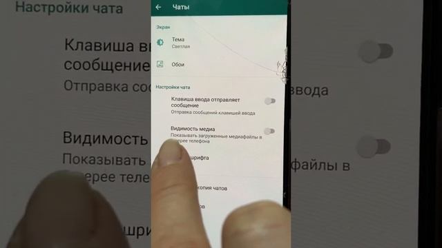 Не засорять память в телефоне, включаем в Настройках в WhatsApp смотреть онлайн