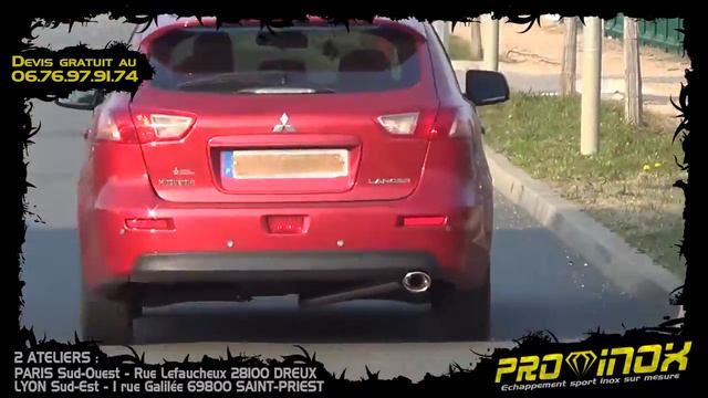 Mitsubishi LANCER Did échappement inox Pro Inox смотреть онлайн