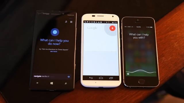 Cortana vs Siri vs Google Now battle смотреть онлайн