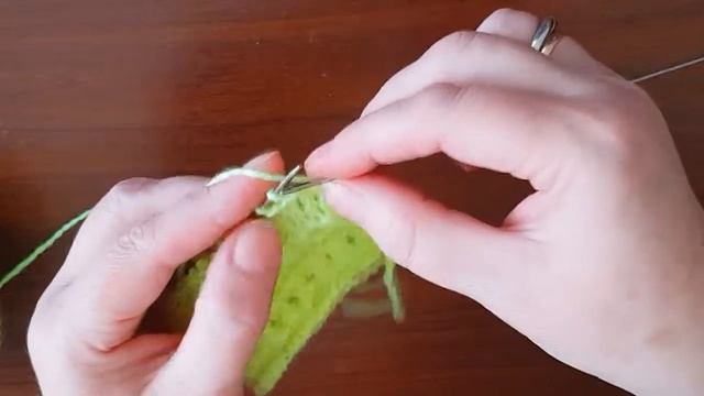 Узор ажурная мережка Вязание спицами для начинающих смотреть онлайн