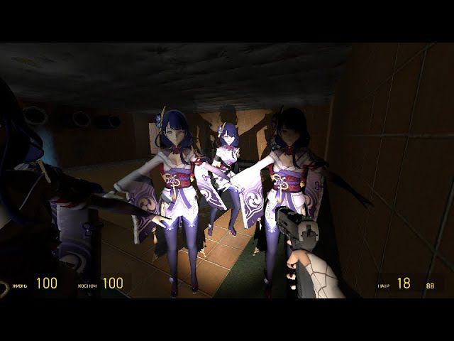 Хоррор Карты В Garry's Mod, Но Нас Четверо И Нам Страшно смотреть онлайн