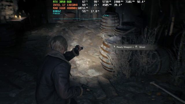 ASUS ROG STRIX G16 2023 INTEL CORE I7 13650HX RTX 3050 6GB Resident Evil 4 Gameplay смотреть онлайн