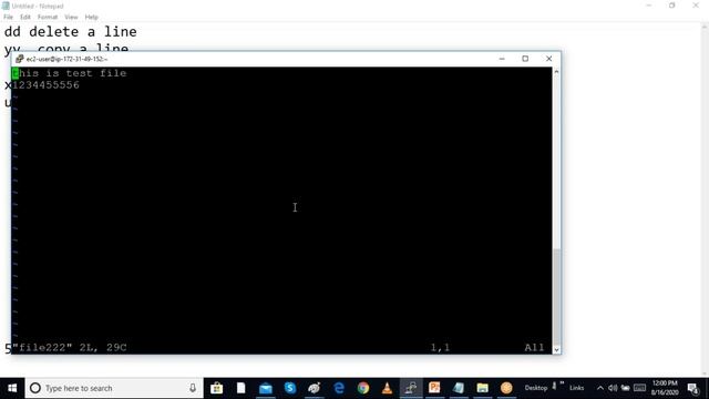 5-2 Create and edit text file -vi editor смотреть онлайн