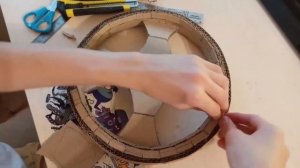 Как сделать ИГРОВОЙ РУЛЬ из КАРТОНА