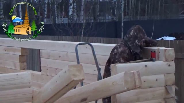 Дома из бруса собираем стены из профилированного бруса смотреть онлайн