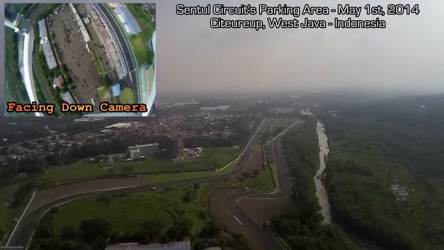 DJI Phantom FC40 - Sentul Circuit's Parking Area - Test Windsurfer Signal Booster смотреть онлайн