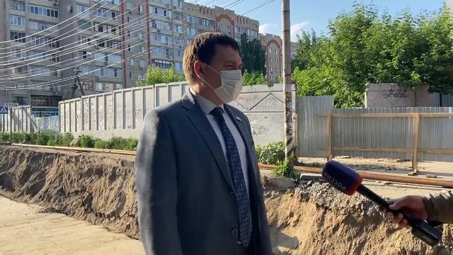 Министр строительства и ЖКХ Павел Мигачев о замене теплотрасс в Саратовской области смотреть онлайн