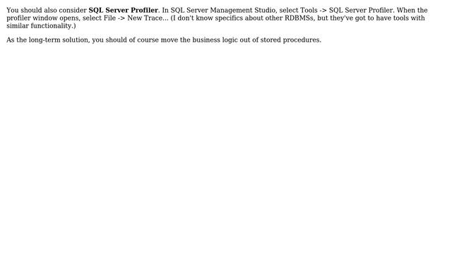 Software Engineering: Production-safe SQL stored procedure debugging (3 Solutions!!) смотреть онлайн