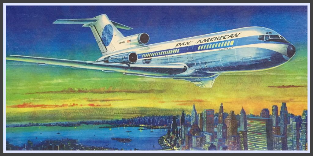 Обзор набора BOEING-727 VEB Plasticart