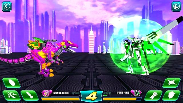 Dinosaur Robot Wars 3D: Spinosaurus Gameplay | Eftsei Gaming смотреть онлайн