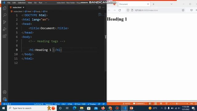 What is Heading tag in html(h1,h2,h3,h4,h5,h6) in HIndi/Urdu || code Scheme смотреть онлайн