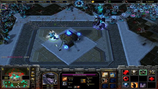 Warcraft III: TFT - (CUSTOM) 119 - Footmen Frenzy X 6v6 - Prostě nejde hrát dlouho смотреть онлайн