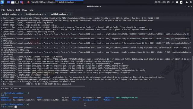 Nikto Web server Scanner for Vulnerability detection Free Open source смотреть онлайн