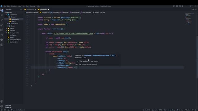 [ #9 ] Get meme Commands | DiscordJS v.14 смотреть онлайн