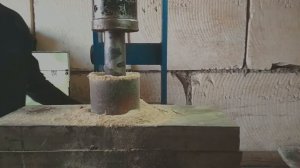 Безотходное производство. Прессование опилок в брикеты