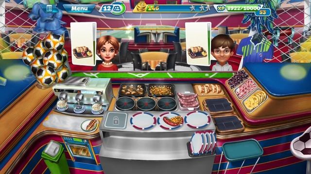 Cooking Fever-Sport Bar Level 1-40 смотреть онлайн