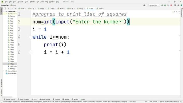 Python Program To Print List Of Squares In Python in Marathi #10 #AataaplyabhashetCoding смотреть онлайн