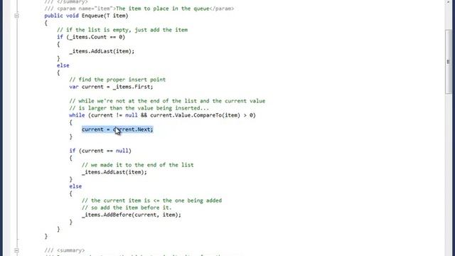 09 Code Priority Queue смотреть онлайн