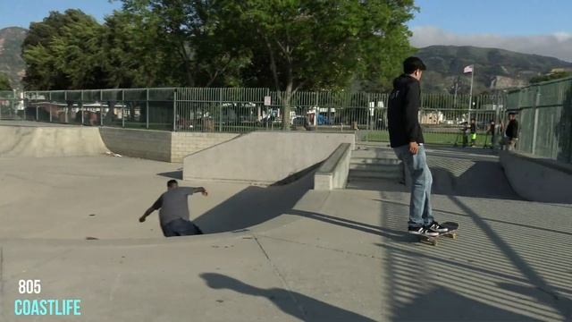SANTA PAULA SKATE PARK, SANTA PAULA CA 4K, DRONE, GOPRO смотреть онлайн