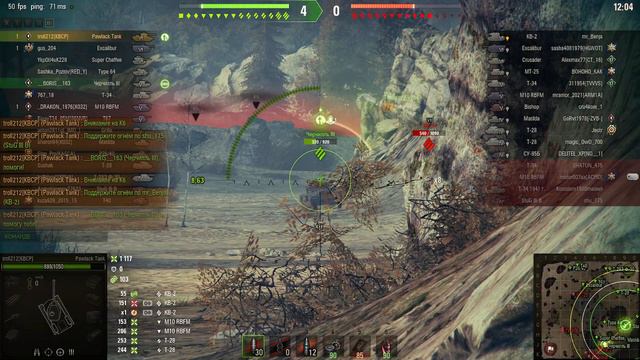 \\\ Танк pavlen tank карта Карелия победа !!! \\\