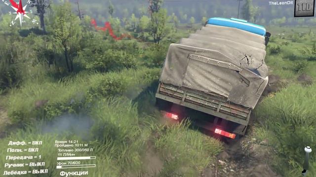 Прохождение SpinTires#2 — Небольшой переполох! смотреть онлайн