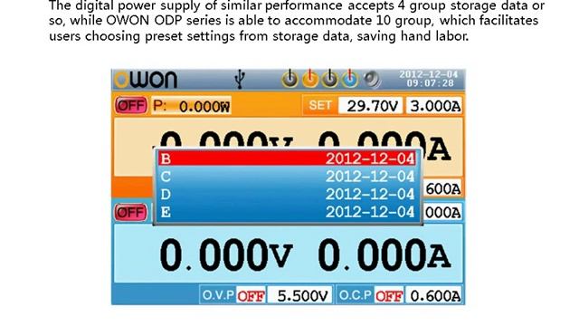 OWON ODP series product introduction смотреть онлайн