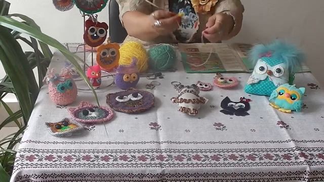 Брелок "Сова крючком". смотреть онлайн