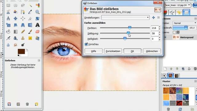 Gimp 2.6 Tutorial Augenfarbe ändern смотреть онлайн