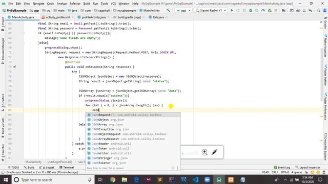 5.USER PROFILE[android volley and mysql php] смотреть онлайн