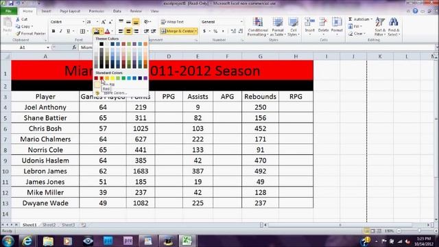 Excel Project 1 - 7th Grade смотреть онлайн