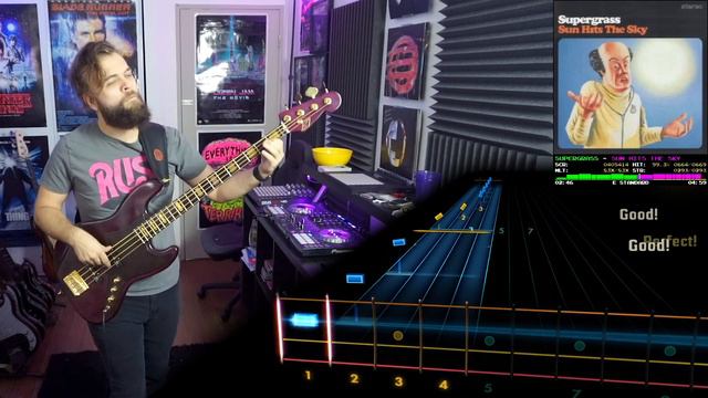 Supergrass - Sun Hits the Sky | BASS Tabs & Cover (Rocksmith) смотреть онлайн