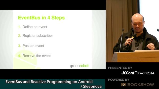 [JCConf 2014] EventBus and Reactive Programming on Android by sleepnova смотреть онлайн