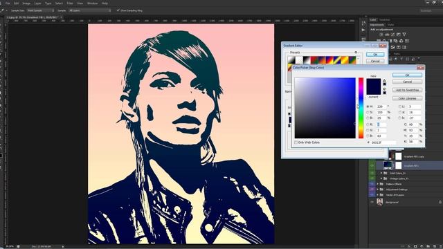 Vector Pop Art | Free Photoshop Action смотреть онлайн