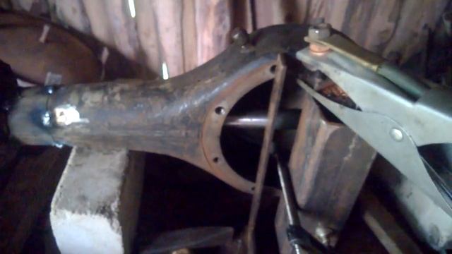 Сборка трактора самодельного (мосты + полуоси) 2 часть смотреть онлайн