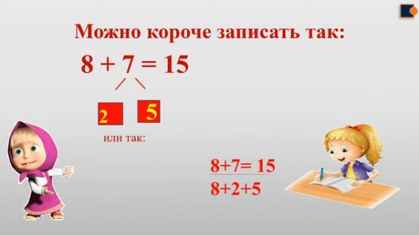 Математика 1 класс