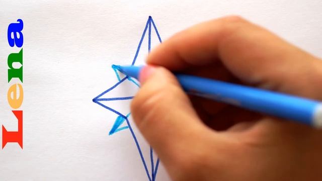 Windrose zeichnen ✵ Kompass Stern zeichnen - How to draw a compass rose - как нарисовать розу ветро смотреть онлайн