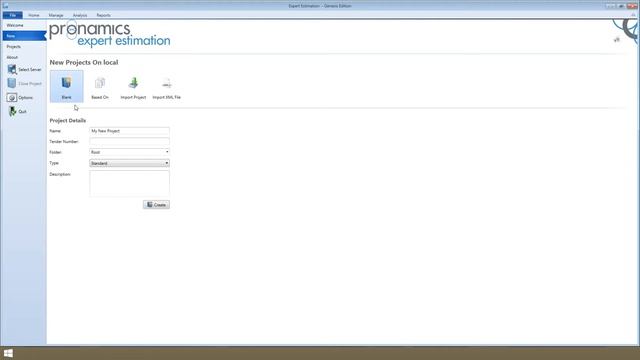 GETTING STARTED: 02 - Creating and Navigating Projects - Pronamics' expert cost estimating software смотреть онлайн