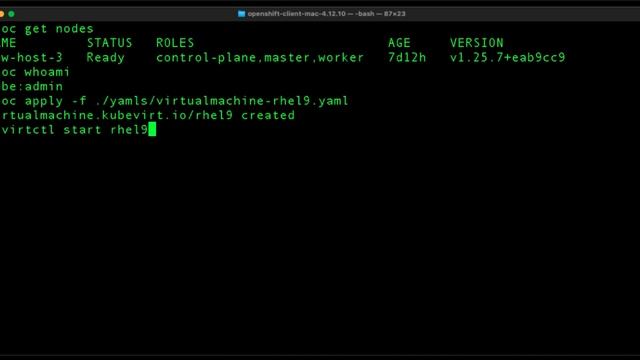 OpenShift Virtualization Demo смотреть онлайн