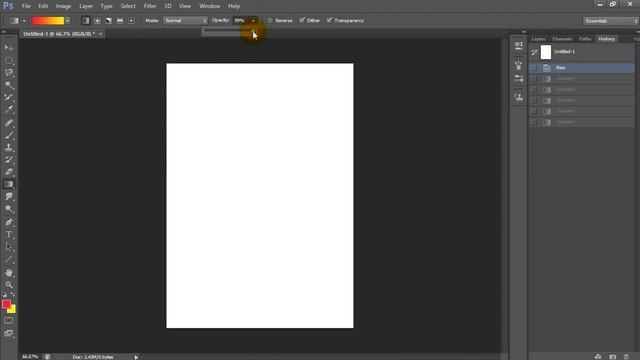 สอน Photoshop เบื้องต้น EP.11 gradient tool , paint bucket tool смотреть онлайн