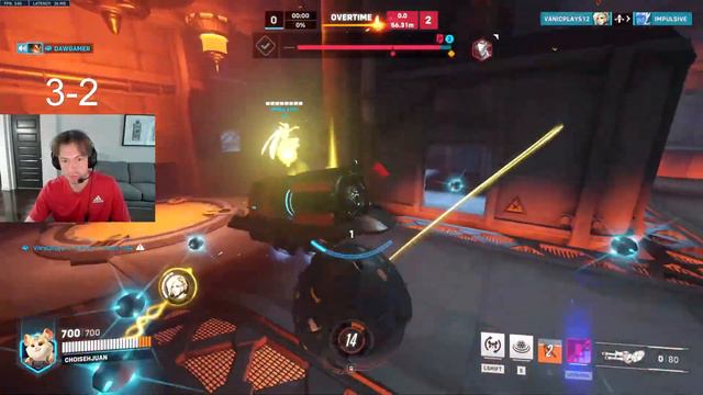 DANTEH HAMMOND GAMEPLAY - POTG! [ OVERWATCH 2 TOP 500 SEASON 2 ] смотреть онлайн