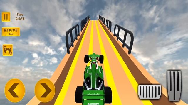 Formula GT Ramp Racing Car New Stunts 3D - Impossible Car Driving Tracks - Android Gameplay смотреть онлайн