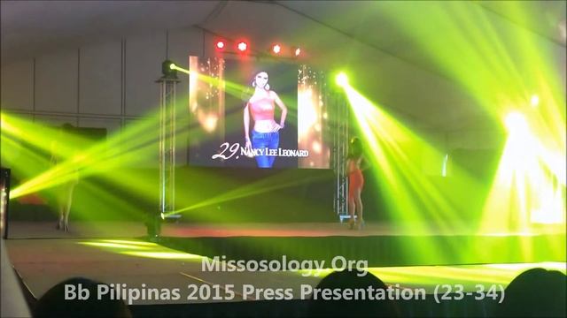 Bb Pilipinas 2015 Press Presentation: Candidates 23-34 - Missosology смотреть онлайн
