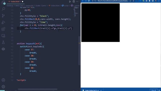 Snake Game in JavaScript | Canvas | HTML CSS | JavaScript | Salam Aslam смотреть онлайн